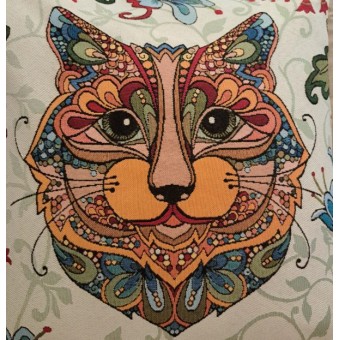 Наволочка 50*50 Мозаика Кот