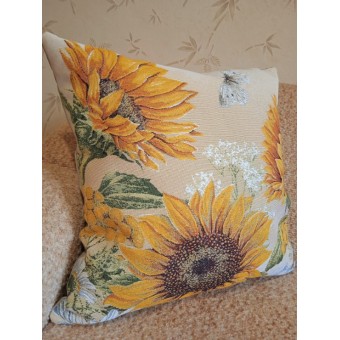 Наволочка 50*50 Подсолнухи (трио) 3