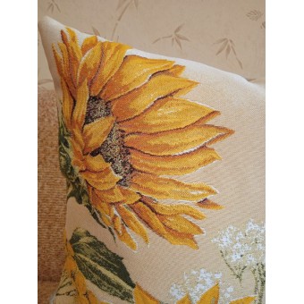 Наволочка 50*50 Подсолнухи (трио) 3