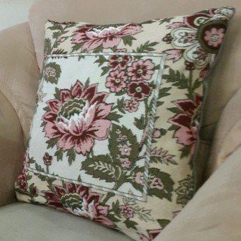 Наволочка 50*50 Георгины