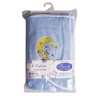 Уголок      80х80   махровый  380 г/м2        Cleanelly