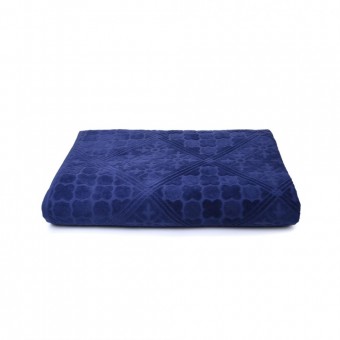 Покрывало      200х220   махровое  440 г/м2     фиолетовое   Cleanelly