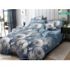 Комплект постельного белья семейный из поплина с наволочками 50х70 2 шт и с наволочками 70х70 2 шт Цветы Luxor