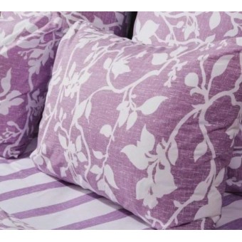 Комплект постельного белья         семейный из поплина        с наволочками 50х70 2 шт Цветы Ночь Нежна