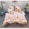 Комплект постельного белья семейный из поплина с наволочками 50х70 2 шт Цветы Василиса