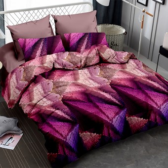 Комплект постельного белья         семейный из сатина        с наволочками 50х70 2 шт и с наволочками 70х70 2 шт Узор Amore Mio  