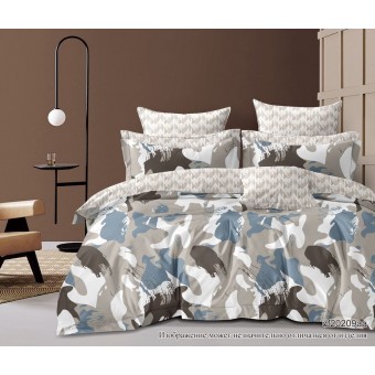 Комплект постельного белья         семейный из сатина        с наволочками 70х70 2 шт Рисунок Kuzina  