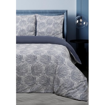 Комплект постельного белья         семейный из сатина        с наволочками 70х70 2 шт Листья