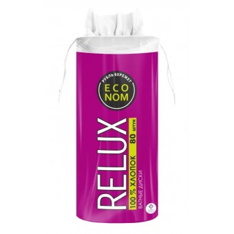 RELUX Ватные диски 80шт