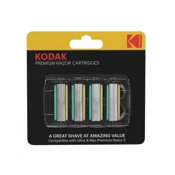 Premium Сменные кассеты для бритвы 5 лезвий 1989 Kodak