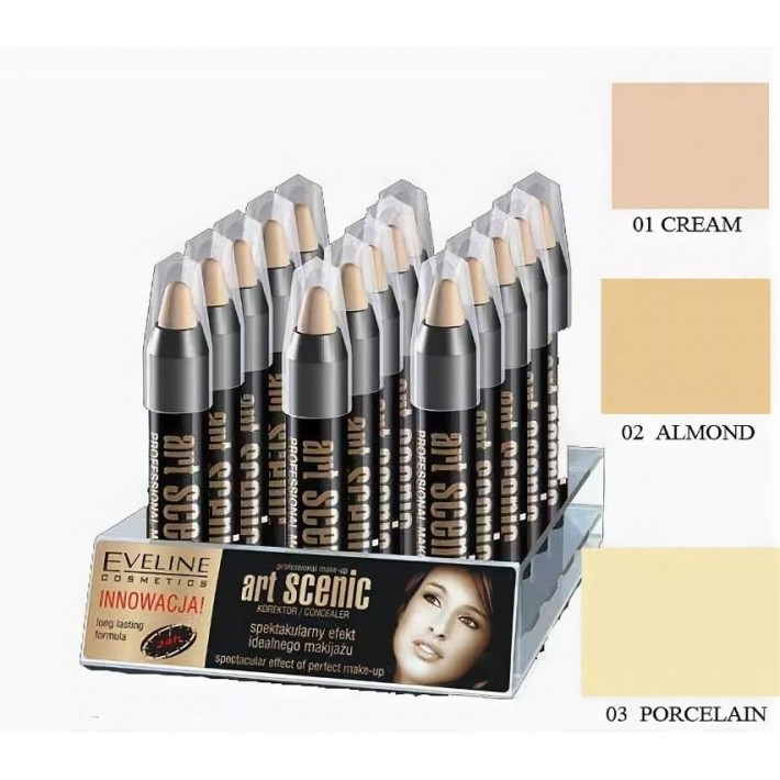 Eveline Art scenic Корректирующие карандаши №01 Cream