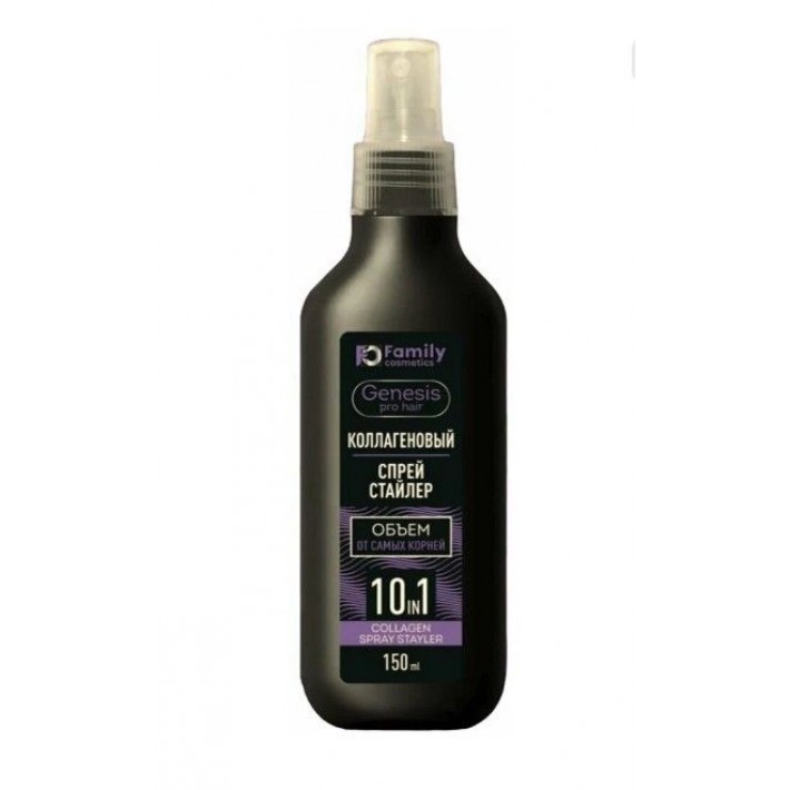 FGPH-6009 Коллагеновый СПРЕЙ – СТАЙЛЕР для укладки волос серии GENESIS PRO HAIR, 150 мл