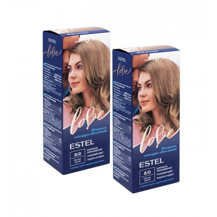 Estel Love Крем-краска д/волос 8/0 Светло-Русый