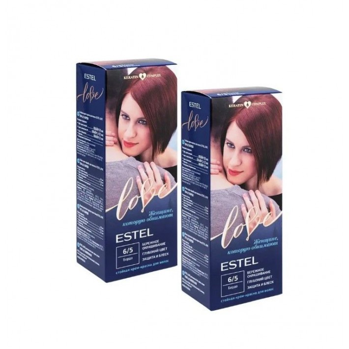 Estel Love Крем-краска д/волос 6/5 Бордо