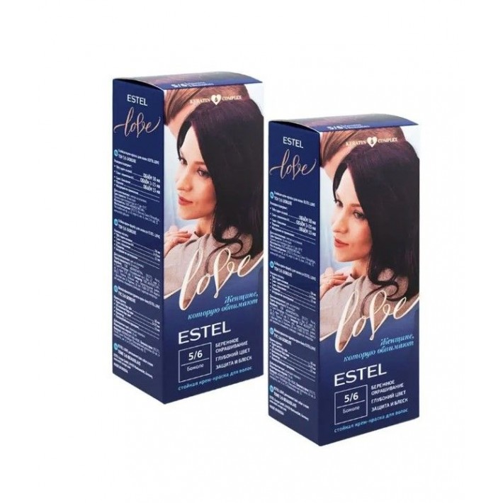 Estel Love Крем-краска д/волос 5/6 Божоле