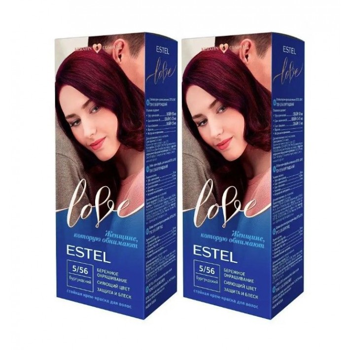 Estel Love Крем-краска д/волос 5/56 Бургундский