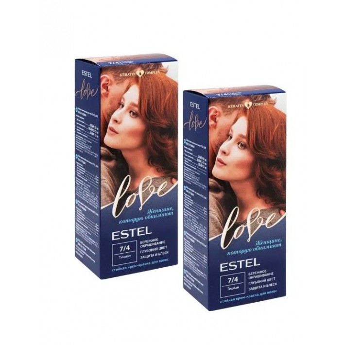 Estel Love Крем-краска д/волос 7/4 Тициан
