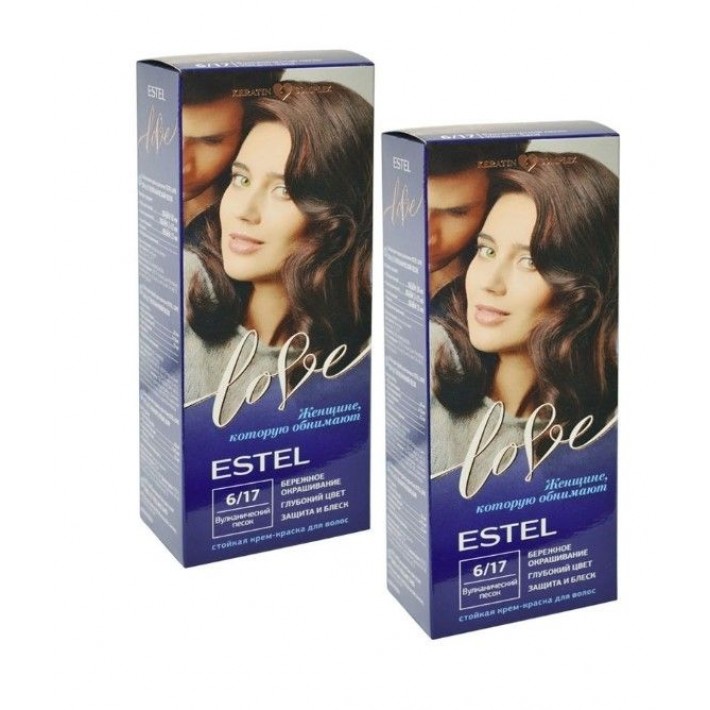 Estel Love Крем-краска д/волос 6/17 Вулканический песок