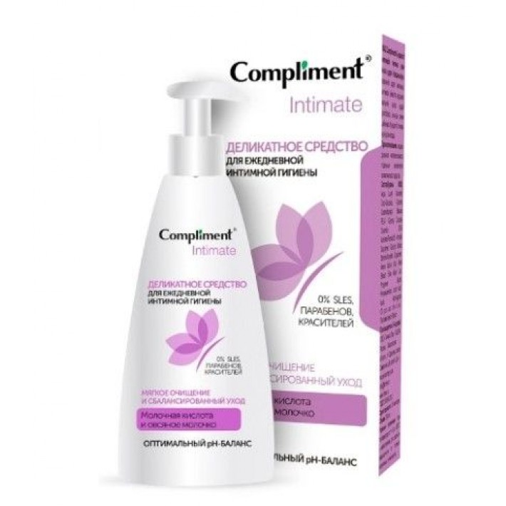 913775 Compliment Intimate Деликатное средство для ежедневной интимной гигиены, 250мл