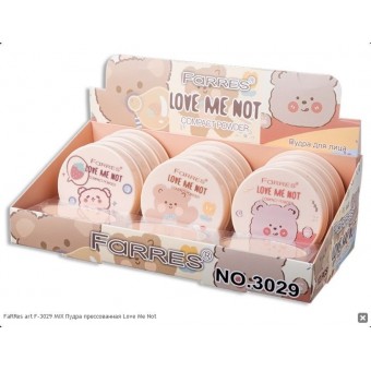 Farres 3029 mix Пудра прессованная Love Me Not