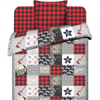 Комплект постельного белья  детский       1,5 спальный из бязи        с наволочкой 70х70 Принт Туса Джуса