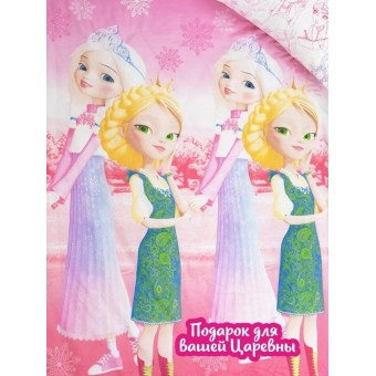 Комплект постельного белья  детский       1,5 спальный из поплина        с наволочкой 70х70 Рисунок Василёк