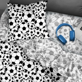 Комплект постельного белья  детский       1,5 спальный из поплина        с наволочкой 70х70 Спорт