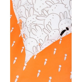 Комплект постельного белья  детский       1,5 спальный из поплина        с наволочкой 70х70 Животные