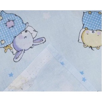 Комплект постельного белья  детский       1,5 спальный из бязи        с наволочкой 50х70 Рисунок Ночь Нежна