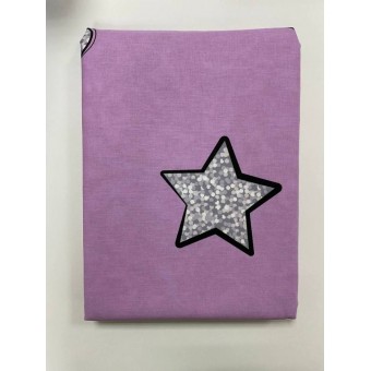 Комплект постельного белья  детский       1,5 спальный из бязи        с наволочкой 70х70 Звезды Василиса