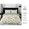 Комплект постельного белья евро из сатина с наволочками 50х70 2 шт и с наволочками 70х70 2 шт Веточки Retrouyt