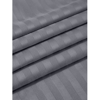 Комплект постельного белья         двуспальный из сатина-страйп        с наволочками 70х70 2 шт Однотонное Amore Mio  