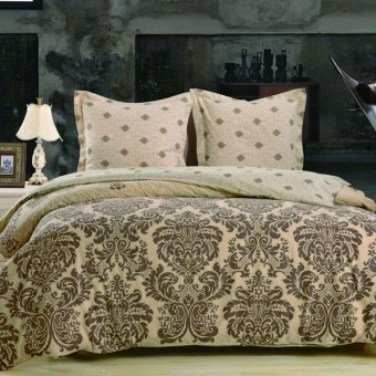 Комплект постельного белья         1,5 спальный из сатина        с наволочками 50х70 2 шт Узор Valtery