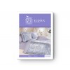Комплект постельного белья     2 спальный  из сатина-жаккард, однотонное Ecotex  