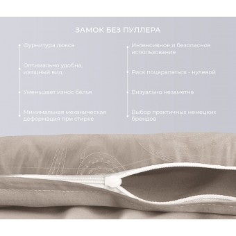 Комплект постельного белья         двуспальный из сатина-жаккард        с наволочками 50х70 2 шт и с наволочками 70х70 2 шт Узор Ecotex  