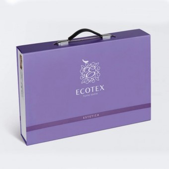 Комплект постельного белья         евро из сатина-жаккард        с наволочками 50х70 2 шт и с наволочками 70х70 2 шт Узор Ecotex