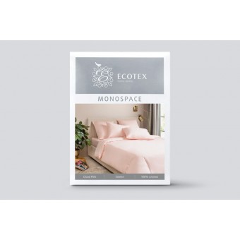 Комплект постельного белья         1,5 спальный из сатина        с наволочками 70х70 2 шт Однотонное Ecotex