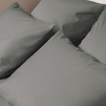Комплект постельного белья         евро из сатина        с наволочками 50х70 2 шт и с наволочками 70х70 2 шт Однотонное Ecotex