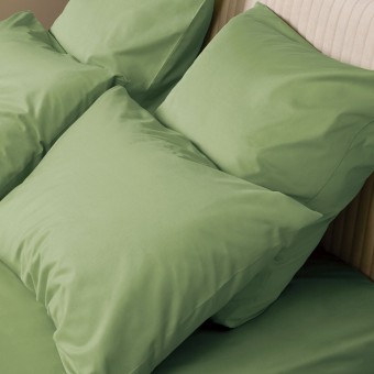 Комплект постельного белья         евро из сатина        с наволочками 50х70 2 шт и с наволочками 70х70 2 шт Однотонное Ecotex  
