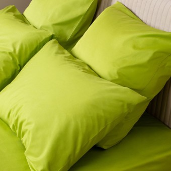 Комплект постельного белья         евро из сатина        с наволочками 50х70 2 шт и с наволочками 70х70 2 шт Однотонное Ecotex