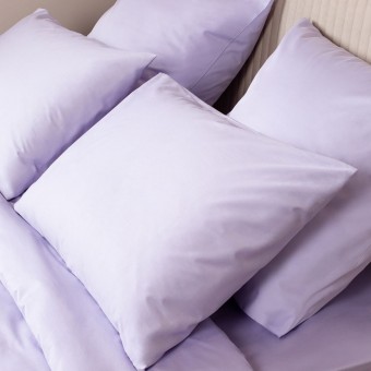 Комплект постельного белья         евро из сатина        с наволочками 50х70 2 шт и с наволочками 70х70 2 шт Однотонное Ecotex