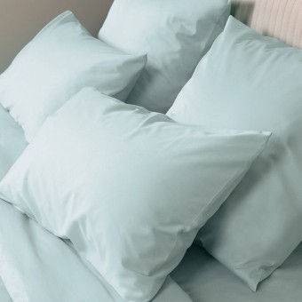 Комплект постельного белья         семейный из сатина        с наволочками 50х70 2 шт и с наволочками 70х70 2 шт Однотонное Ecotex  