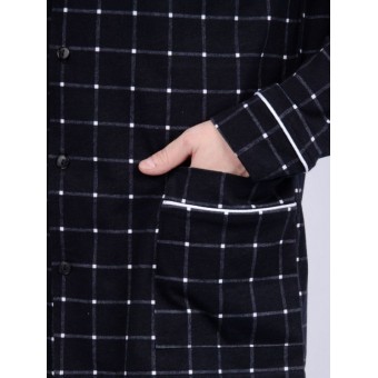 Пижама  мужская       из кулирки   на пуговицах кофта с брюками