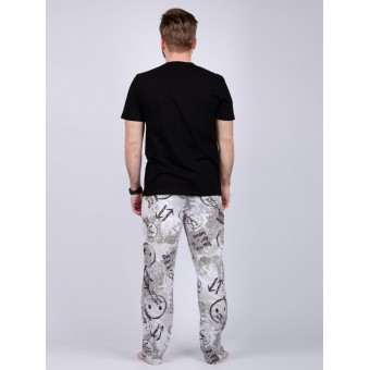 Пижама  мужская       из кулирки    футболка с брюками