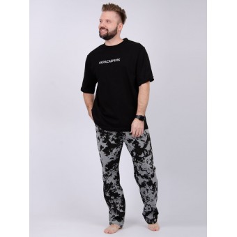 Пижама  мужская       из кулирки    футболка с брюками
