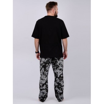 Пижама  мужская       из кулирки    футболка с брюками