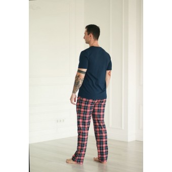 Пижама  мужская       из кулирки    футболка с брюками