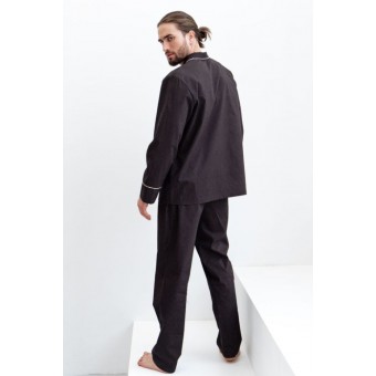 Пижама  мужская           рубашка с брюками