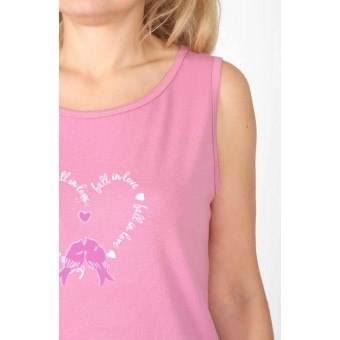 Пижама  женская       трикотажная    футболка с шортами