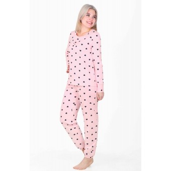 Пижама  женская       из кулирки    футболка с брюками